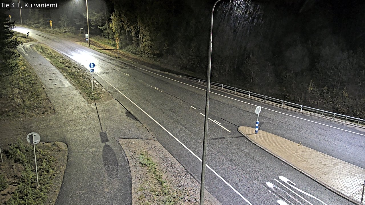Weather Camera Image Väg 4 Ii, Kuivaniemi, Ii, Pohjois-Pohjanmaa