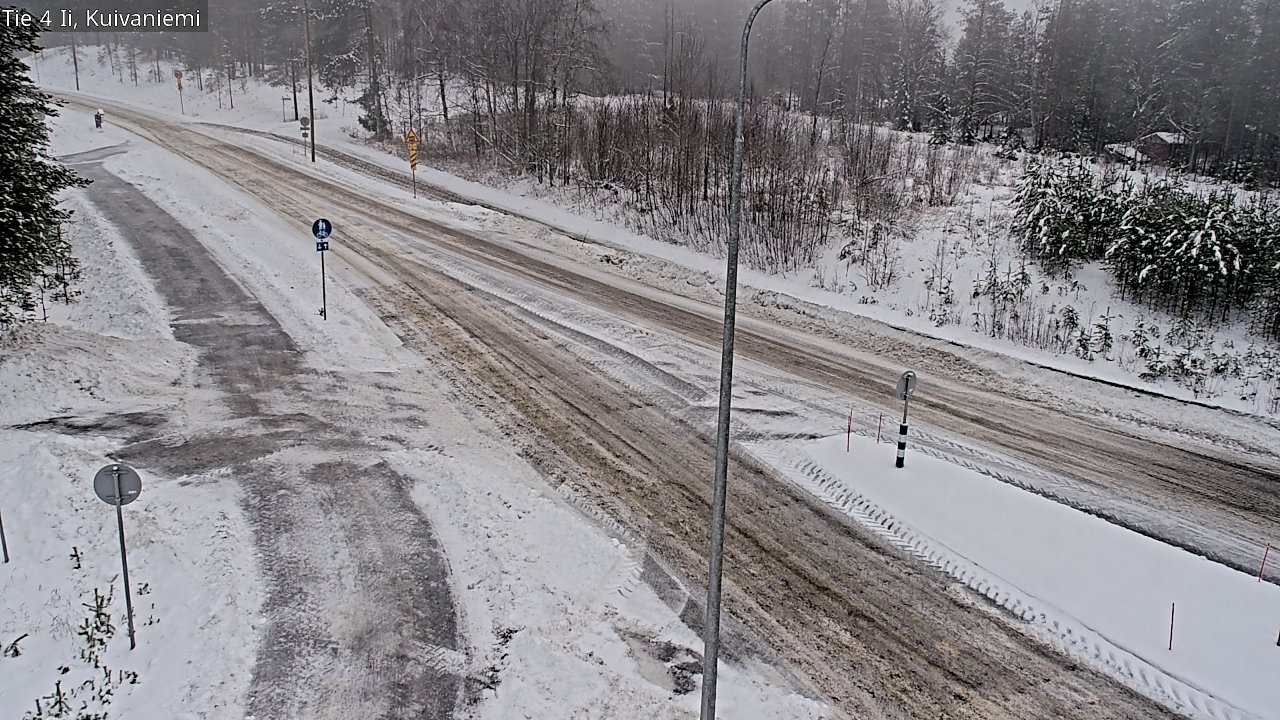Weather Camera Image Väg 4 Ii, Kuivaniemi, Ii, Pohjois-Pohjanmaa