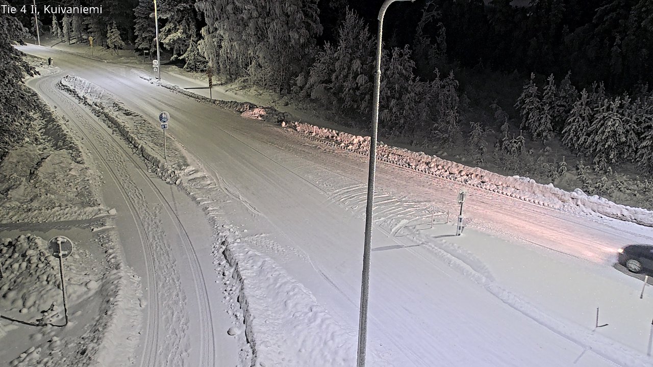 Weather Camera Image Väg 4 Ii, Kuivaniemi, Ii, Pohjois-Pohjanmaa