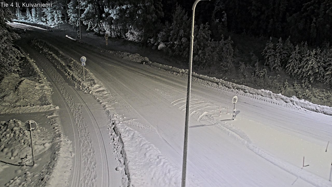 Weather Camera Image Väg 4 Ii, Kuivaniemi, Ii, Pohjois-Pohjanmaa