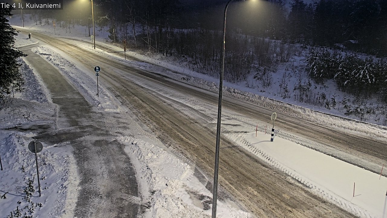 Weather Camera Image Väg 4 Ii, Kuivaniemi, Ii, Pohjois-Pohjanmaa