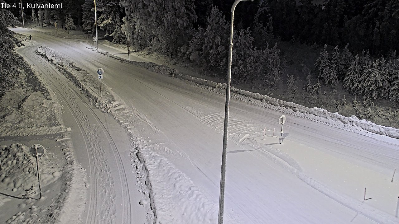 Weather Camera Image Väg 4 Ii, Kuivaniemi, Ii, Pohjois-Pohjanmaa