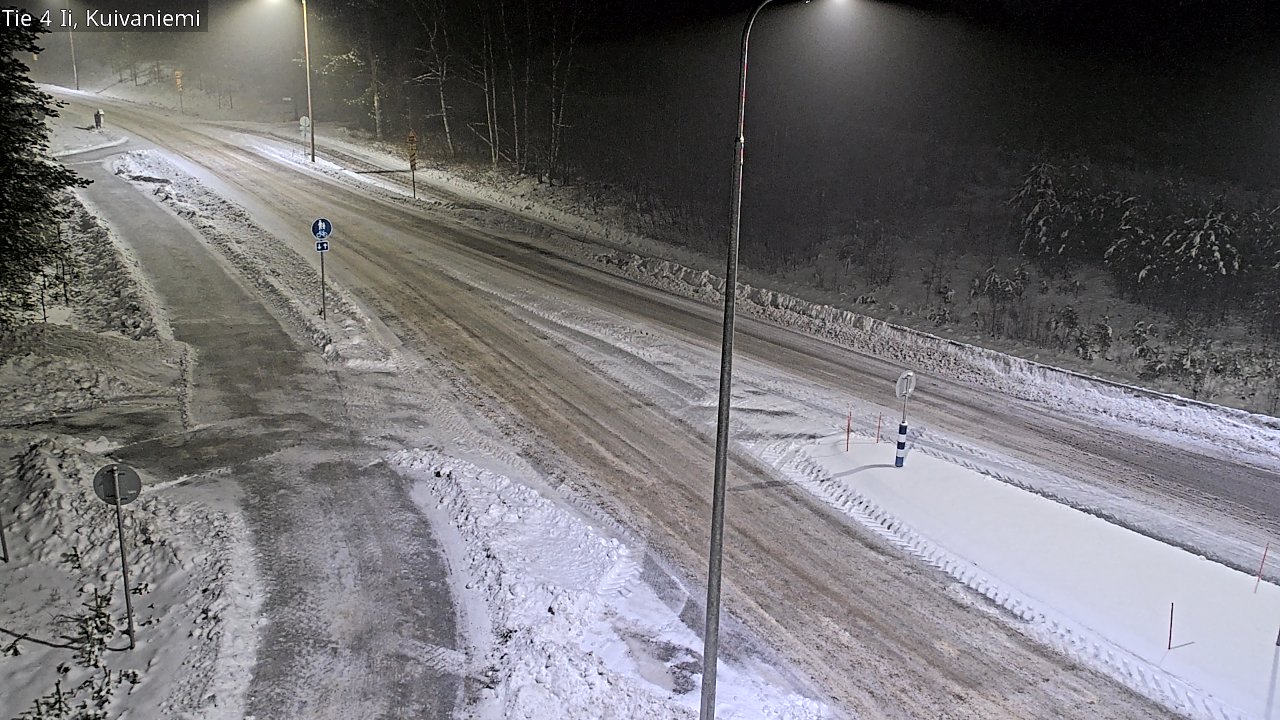 Weather Camera Image Väg 4 Ii, Kuivaniemi, Ii, Pohjois-Pohjanmaa