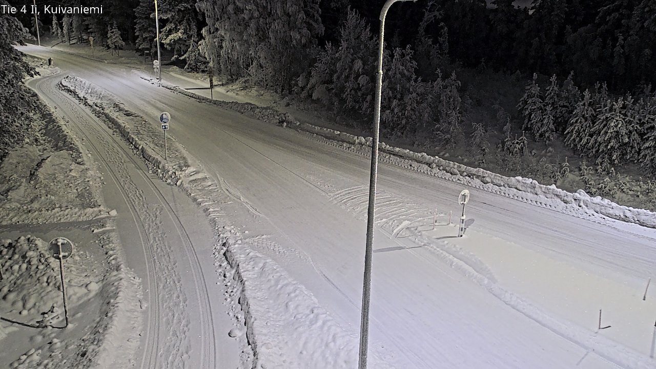Weather Camera Image Väg 4 Ii, Kuivaniemi, Ii, Pohjois-Pohjanmaa