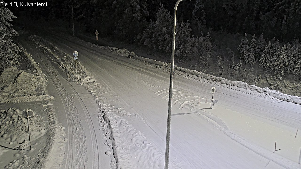 Weather Camera Image Väg 4 Ii, Kuivaniemi, Ii, Pohjois-Pohjanmaa