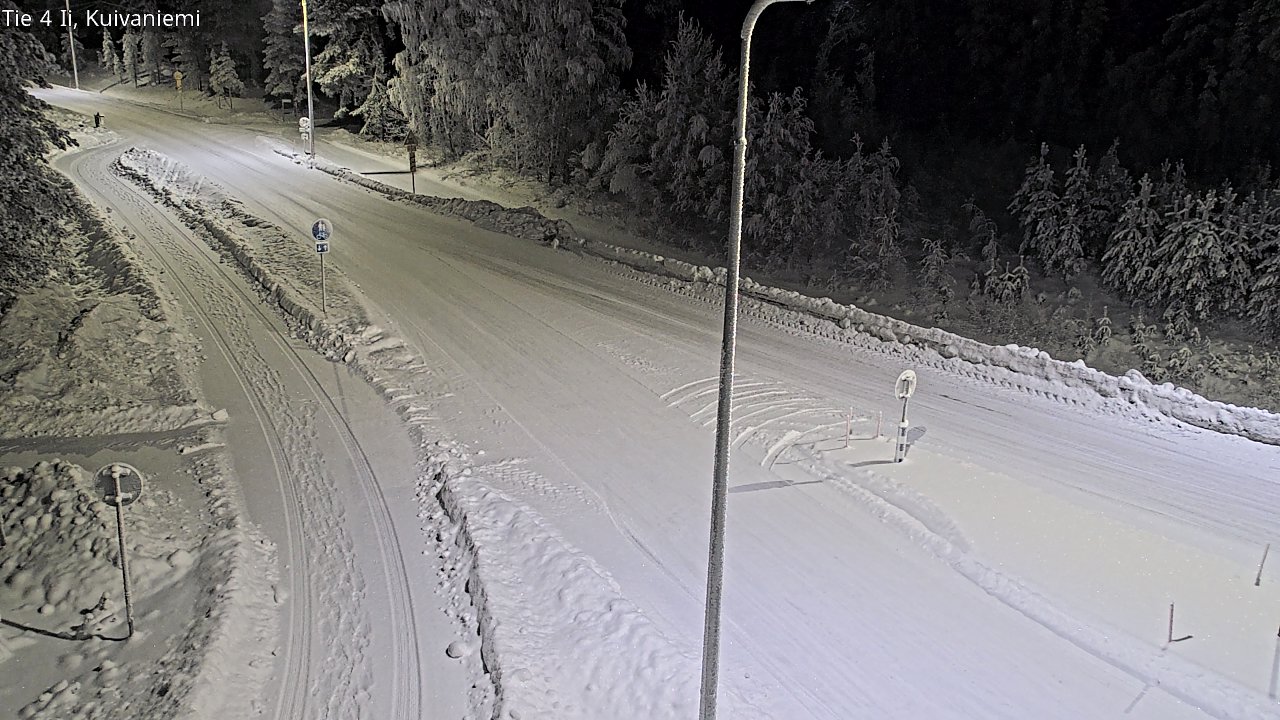 Weather Camera Image Väg 4 Ii, Kuivaniemi, Ii, Pohjois-Pohjanmaa