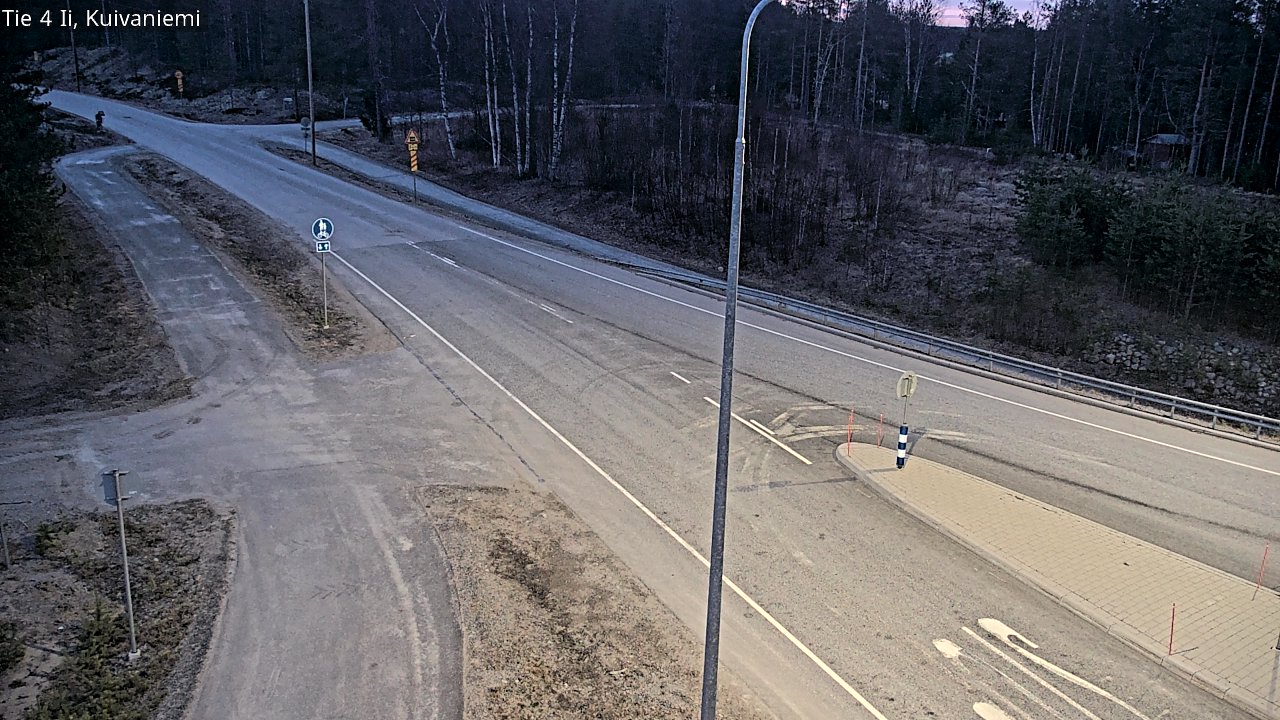 Weather Camera Image Road 4 Ii, Kuivaniemi, Ii, Pohjois-Pohjanmaa