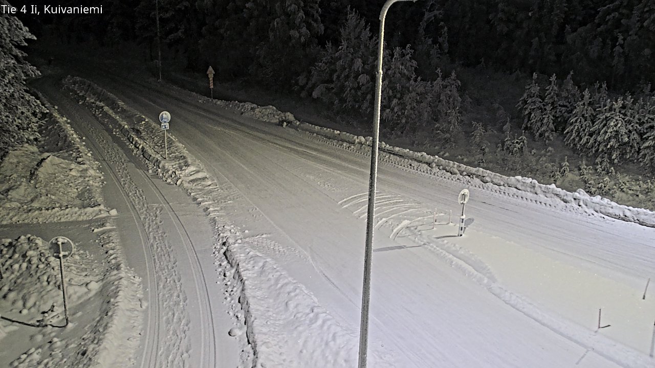 Weather Camera Image Väg 4 Ii, Kuivaniemi, Ii, Pohjois-Pohjanmaa