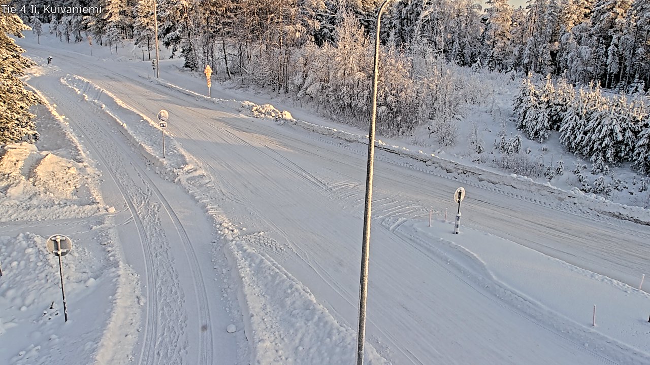 Weather Camera Image Road 4 Ii, Kuivaniemi, Ii, Pohjois-Pohjanmaa