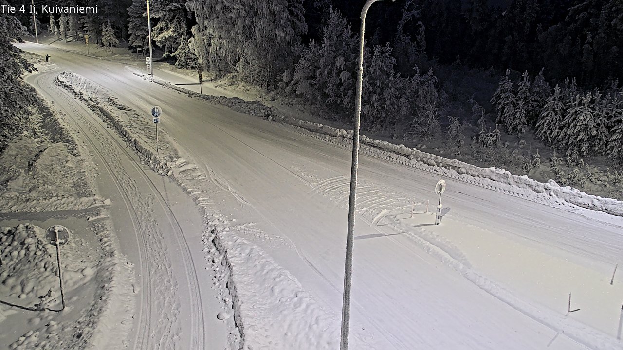 Weather Camera Image Väg 4 Ii, Kuivaniemi, Ii, Pohjois-Pohjanmaa