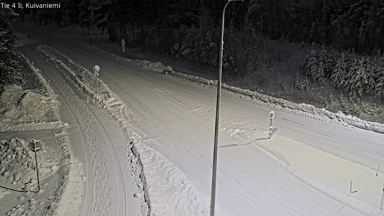 Weather Camera Image Väg 4 Ii, Kuivaniemi, Ii, Pohjois-Pohjanmaa