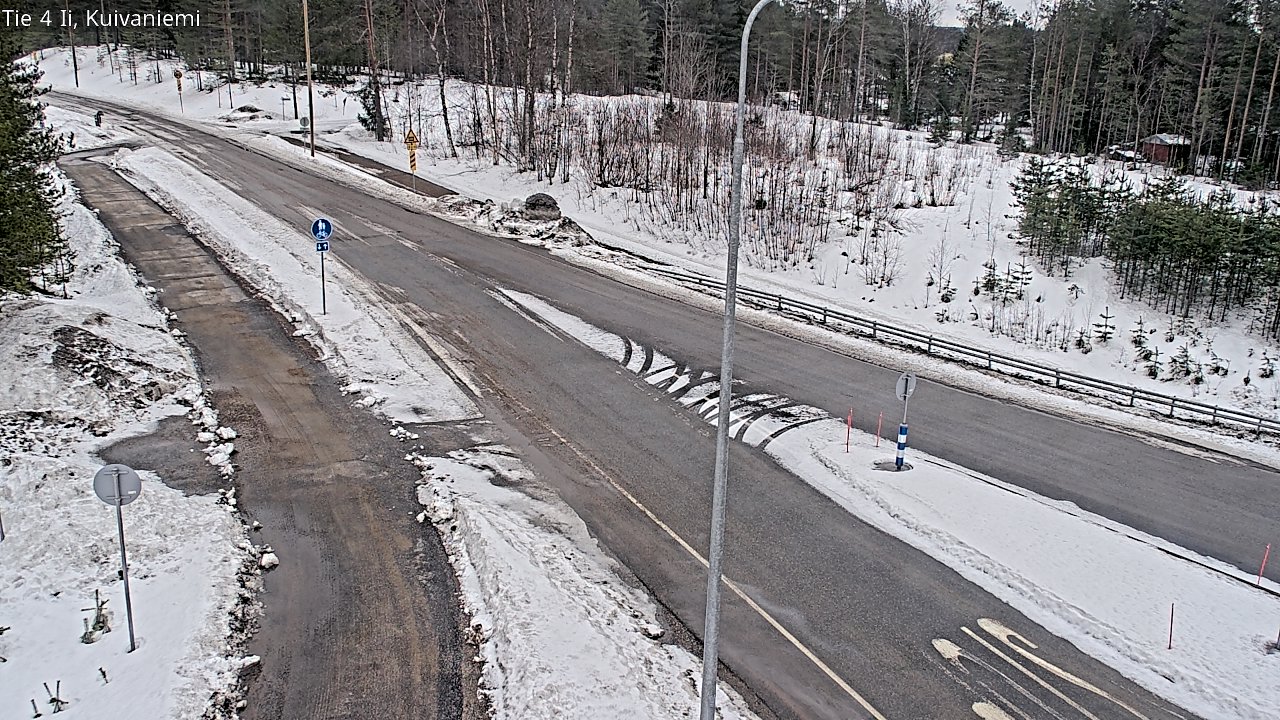 Weather Camera Image Väg 4 Ii, Kuivaniemi, Ii, Pohjois-Pohjanmaa