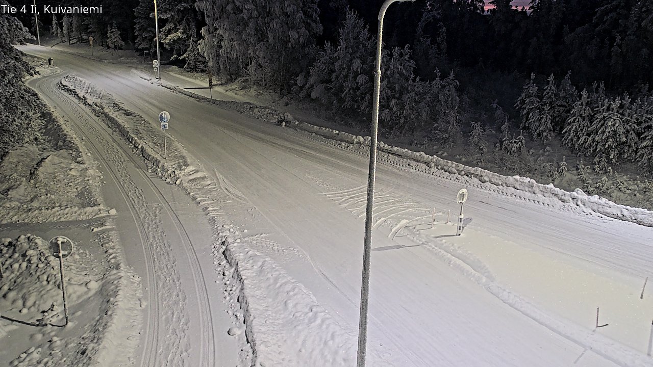 Weather Camera Image Väg 4 Ii, Kuivaniemi, Ii, Pohjois-Pohjanmaa