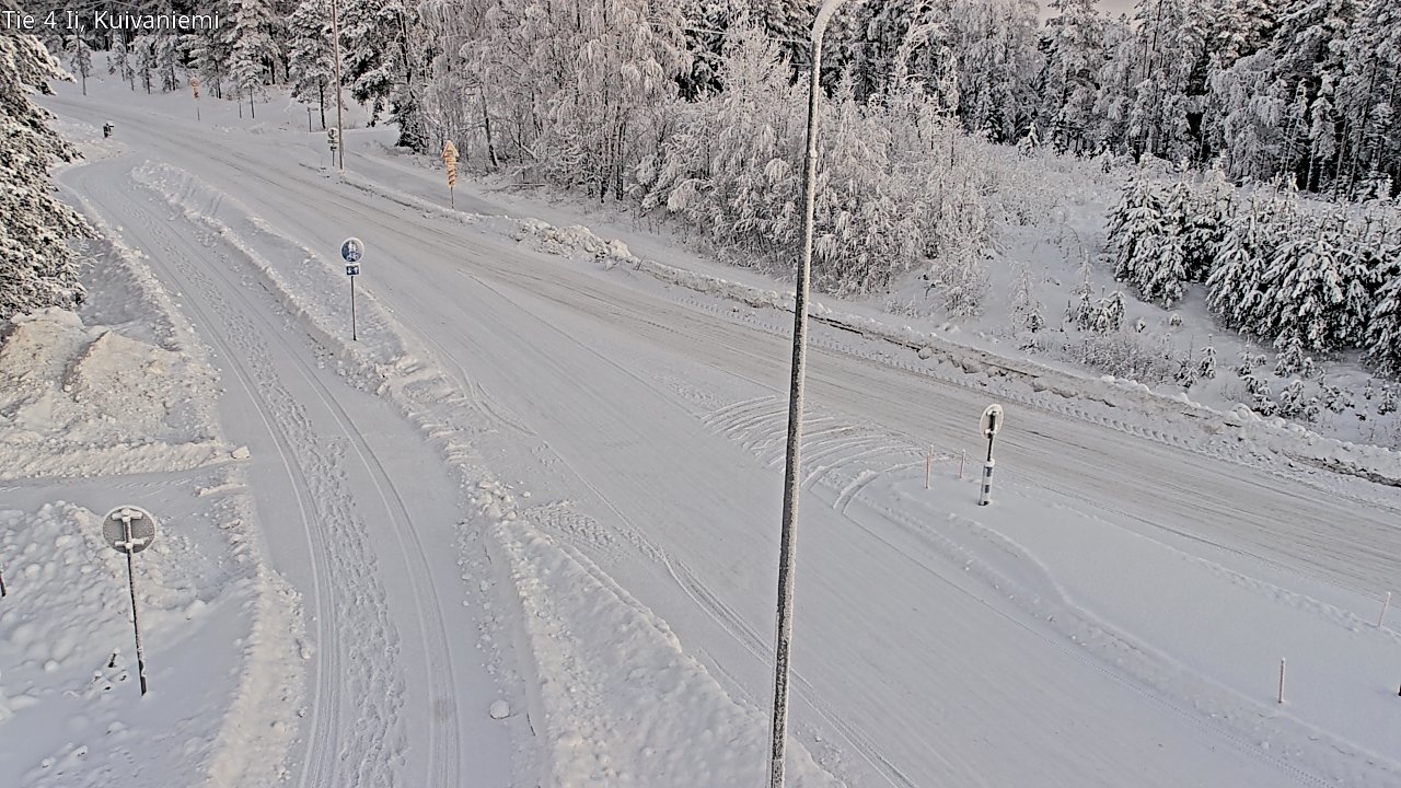 Weather Camera Image Väg 4 Ii, Kuivaniemi, Ii, Pohjois-Pohjanmaa