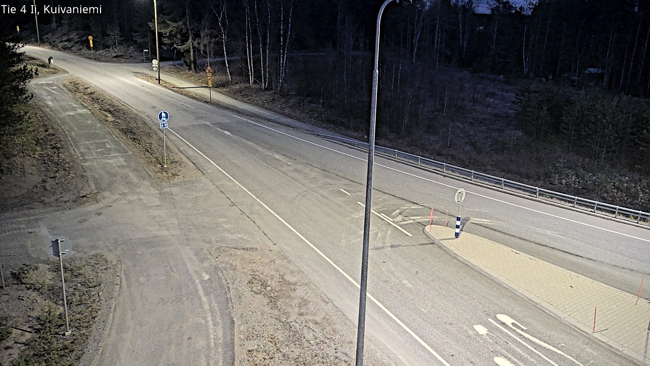 Weather Camera Image Väg 4 Ii, Kuivaniemi, Ii, Pohjois-Pohjanmaa