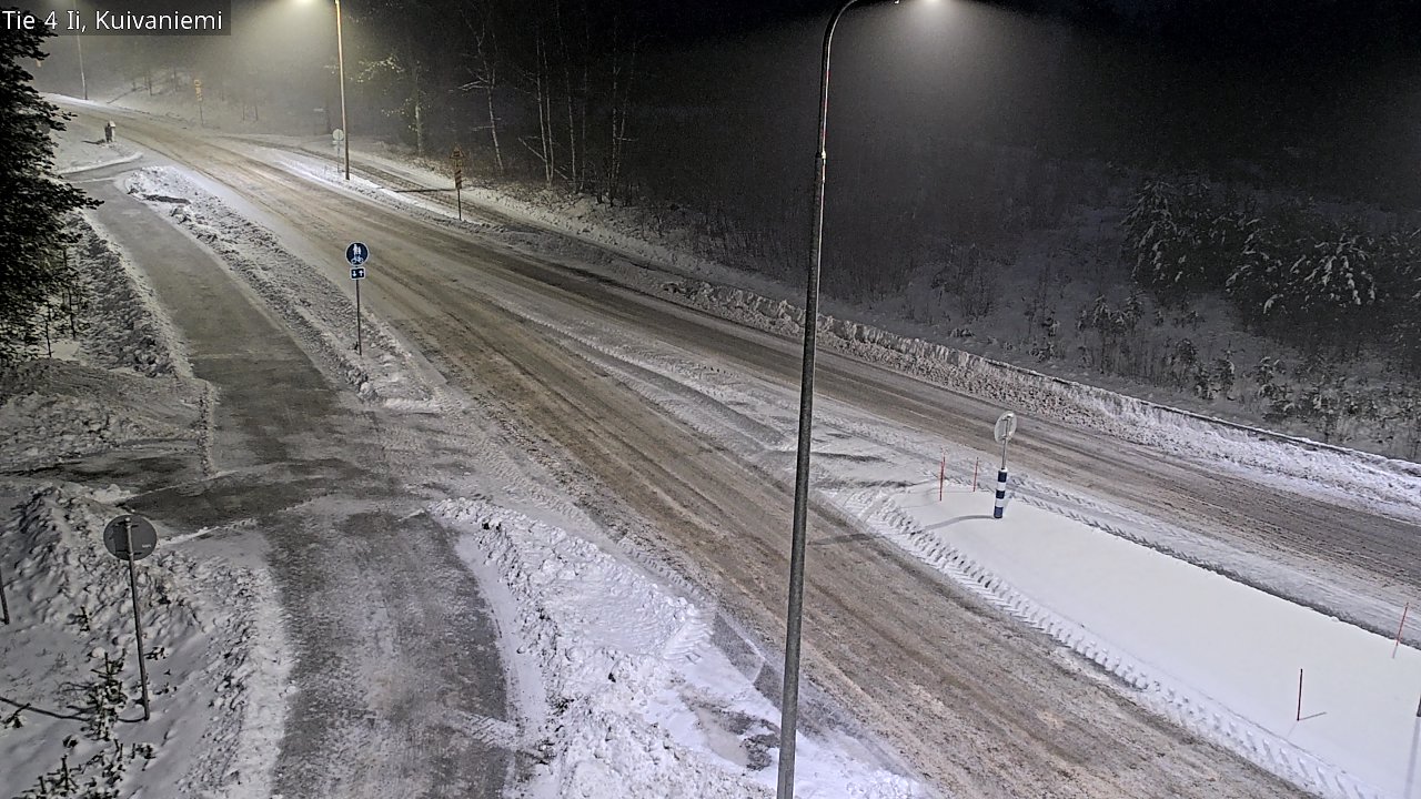 Weather Camera Image Väg 4 Ii, Kuivaniemi, Ii, Pohjois-Pohjanmaa