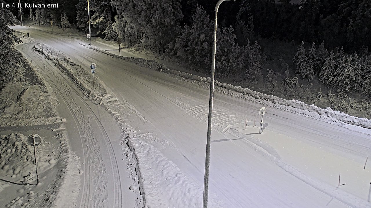 Weather Camera Image Väg 4 Ii, Kuivaniemi, Ii, Pohjois-Pohjanmaa