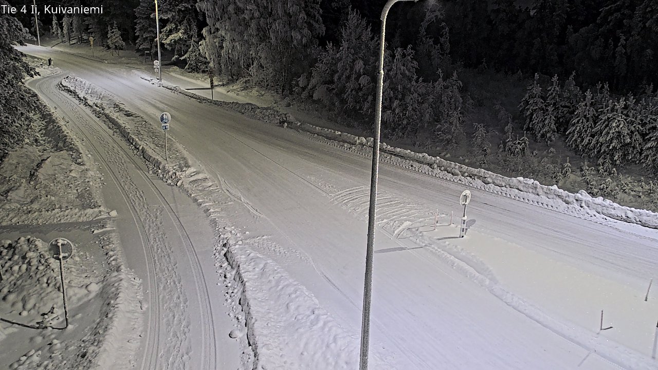 Weather Camera Image Väg 4 Ii, Kuivaniemi, Ii, Pohjois-Pohjanmaa