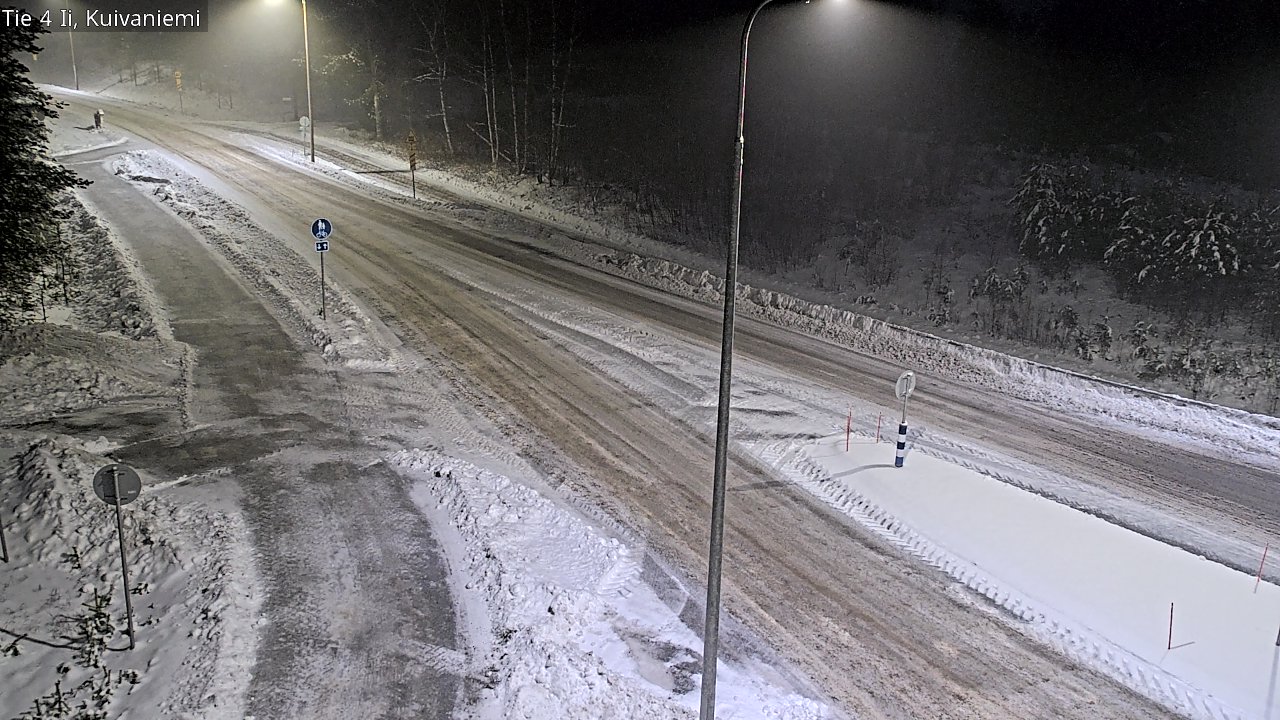Weather Camera Image Väg 4 Ii, Kuivaniemi, Ii, Pohjois-Pohjanmaa