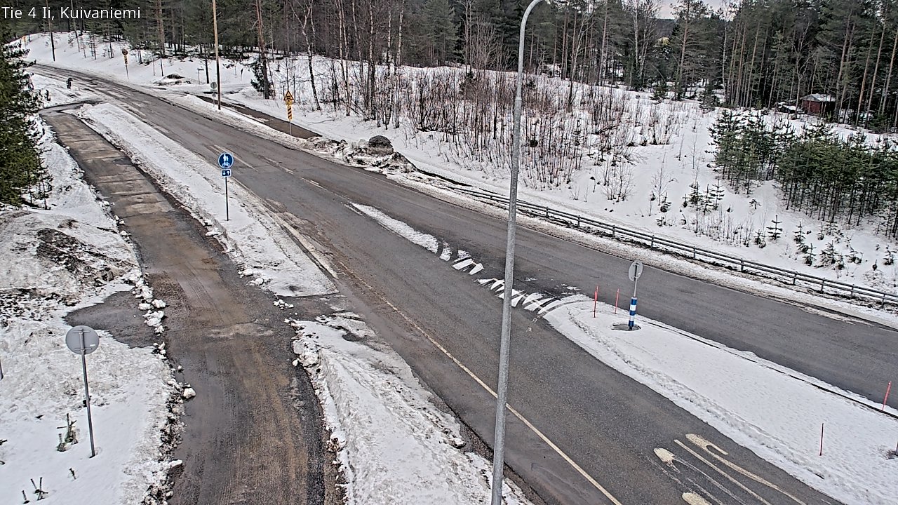 Weather Camera Image Väg 4 Ii, Kuivaniemi, Ii, Pohjois-Pohjanmaa