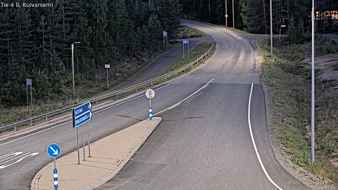 Weather Camera Image Väg 4 Ii, Kuivaniemi, Ii, Pohjois-Pohjanmaa