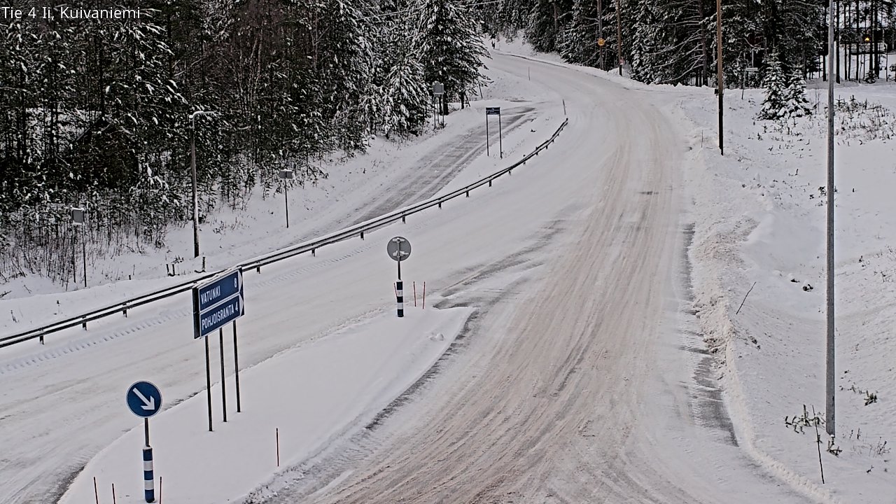 Weather Camera Image Road 4 Ii, Kuivaniemi, Ii, Pohjois-Pohjanmaa