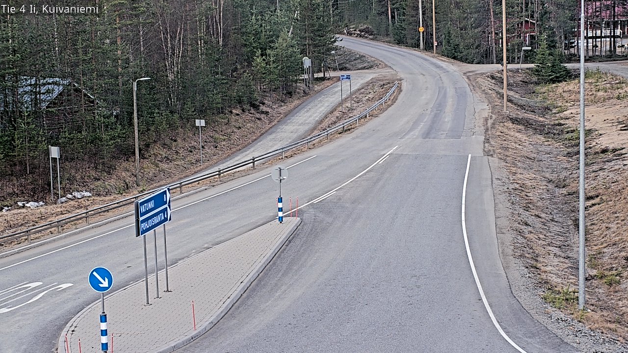 Weather Camera Image Road 4 Ii, Kuivaniemi, Ii, Pohjois-Pohjanmaa