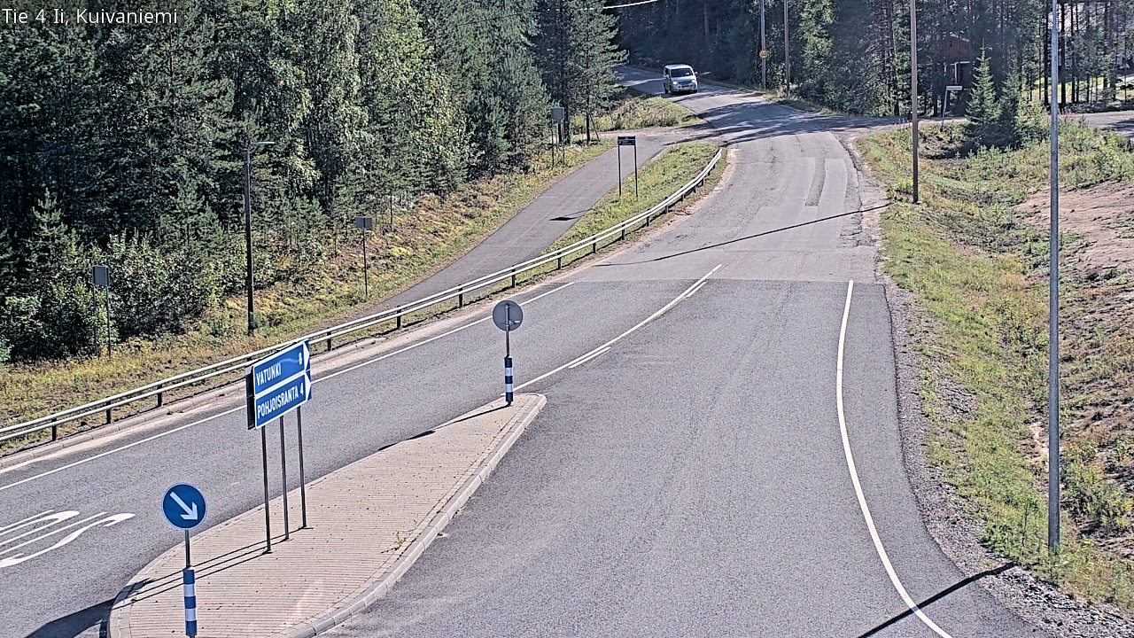 Weather Camera Image Väg 4 Ii, Kuivaniemi, Ii, Pohjois-Pohjanmaa