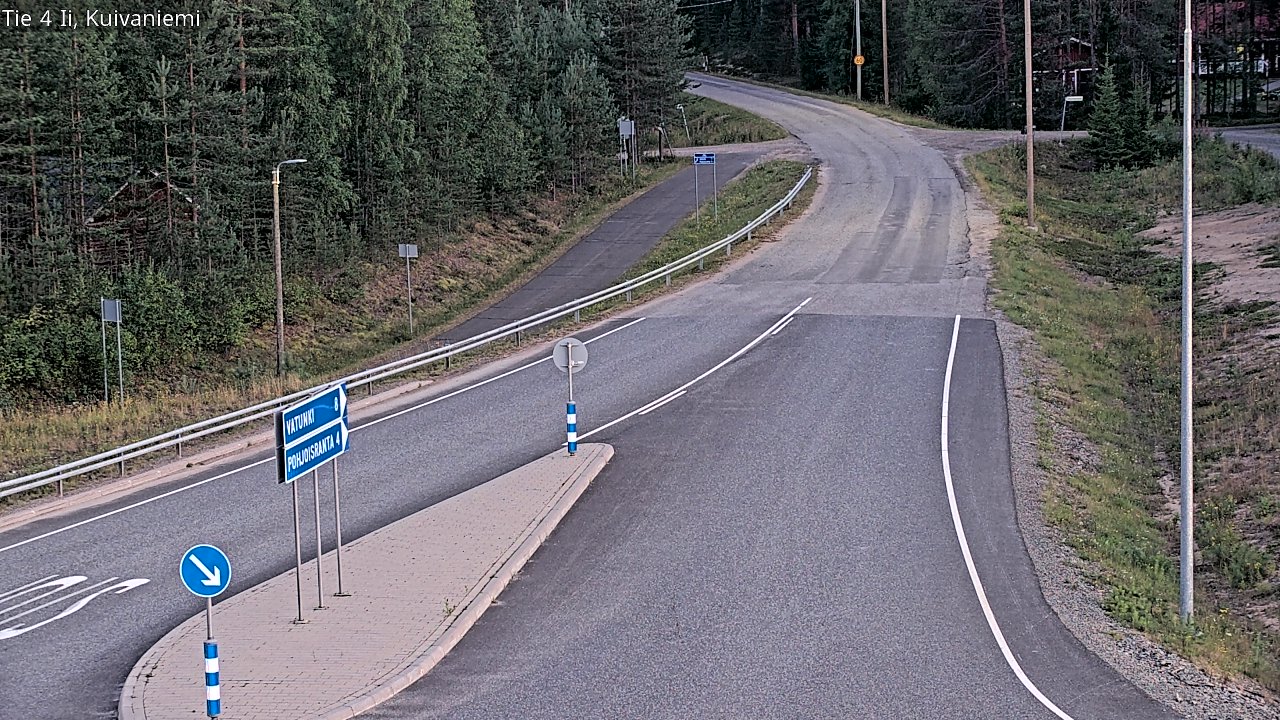 Weather Camera Image Väg 4 Ii, Kuivaniemi, Ii, Pohjois-Pohjanmaa
