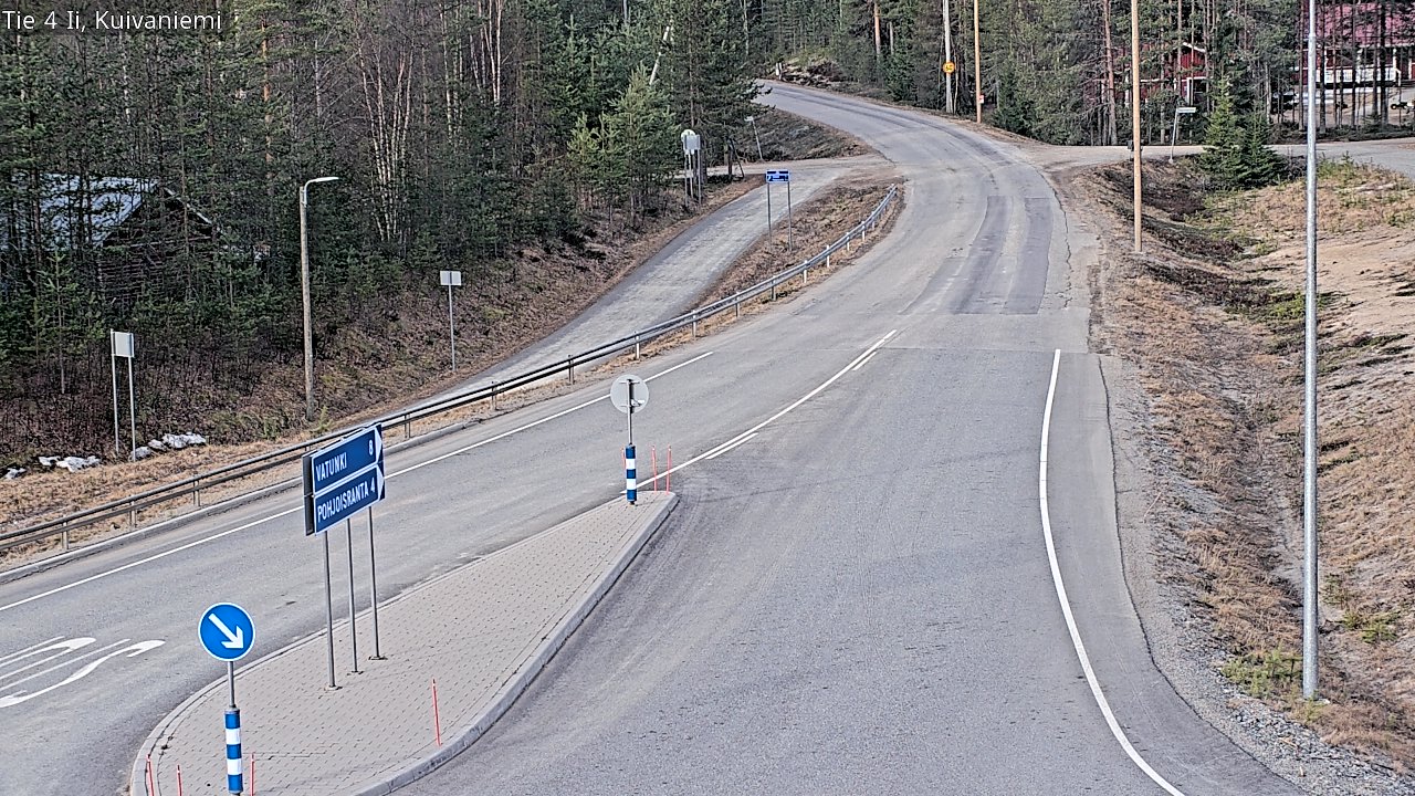 Weather Camera Image Road 4 Ii, Kuivaniemi, Ii, Pohjois-Pohjanmaa
