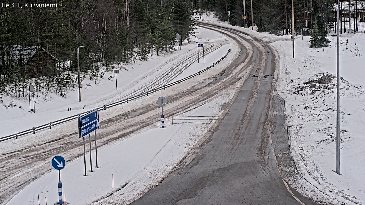 Weather Camera Image Väg 4 Ii, Kuivaniemi, Ii, Pohjois-Pohjanmaa