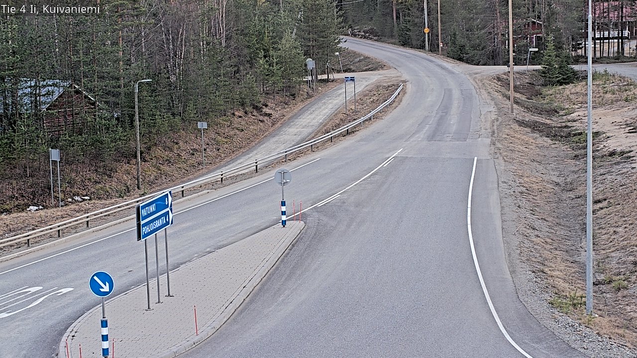 Weather Camera Image Road 4 Ii, Kuivaniemi, Ii, Pohjois-Pohjanmaa