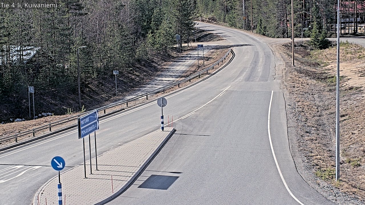 Weather Camera Image Road 4 Ii, Kuivaniemi, Ii, Pohjois-Pohjanmaa