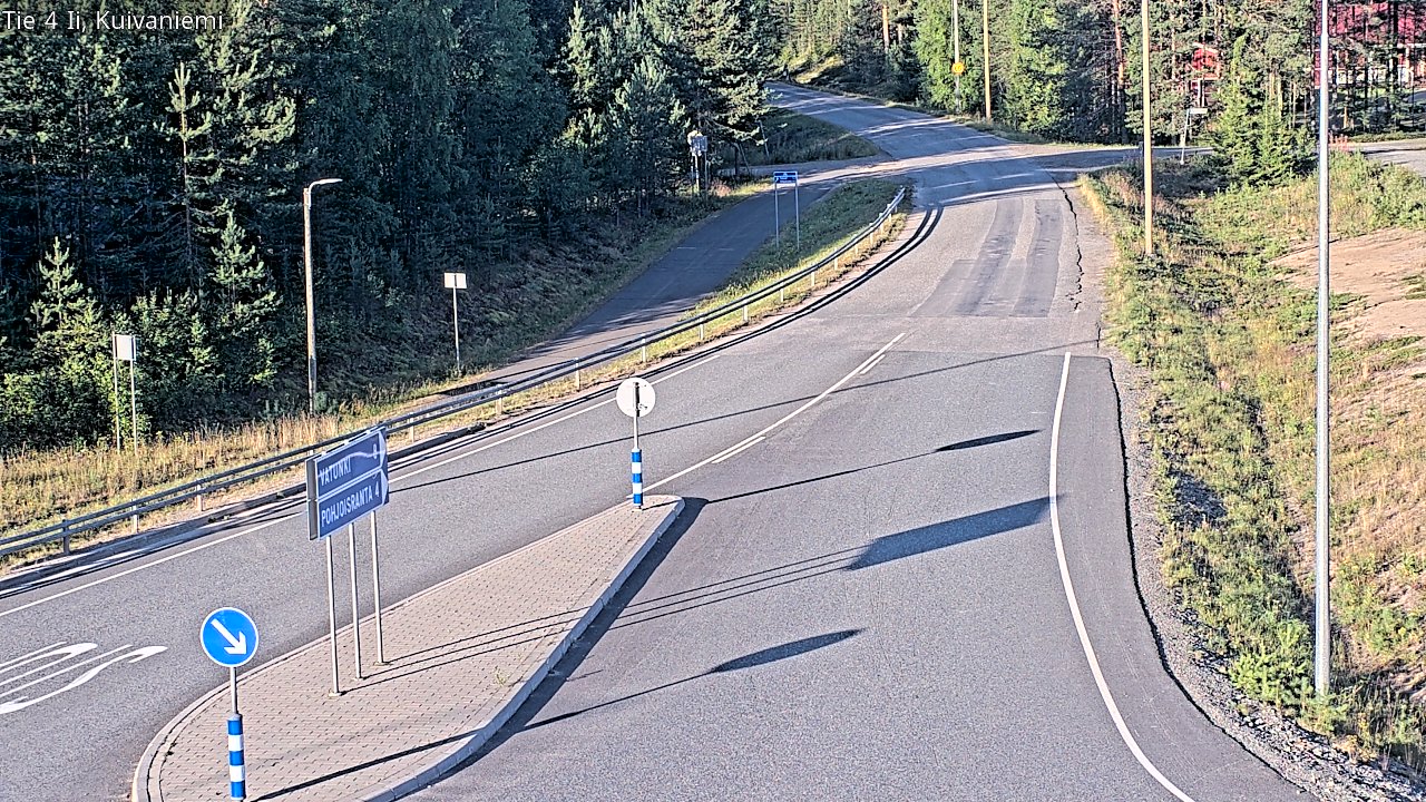 Weather Camera Image Väg 4 Ii, Kuivaniemi, Ii, Pohjois-Pohjanmaa