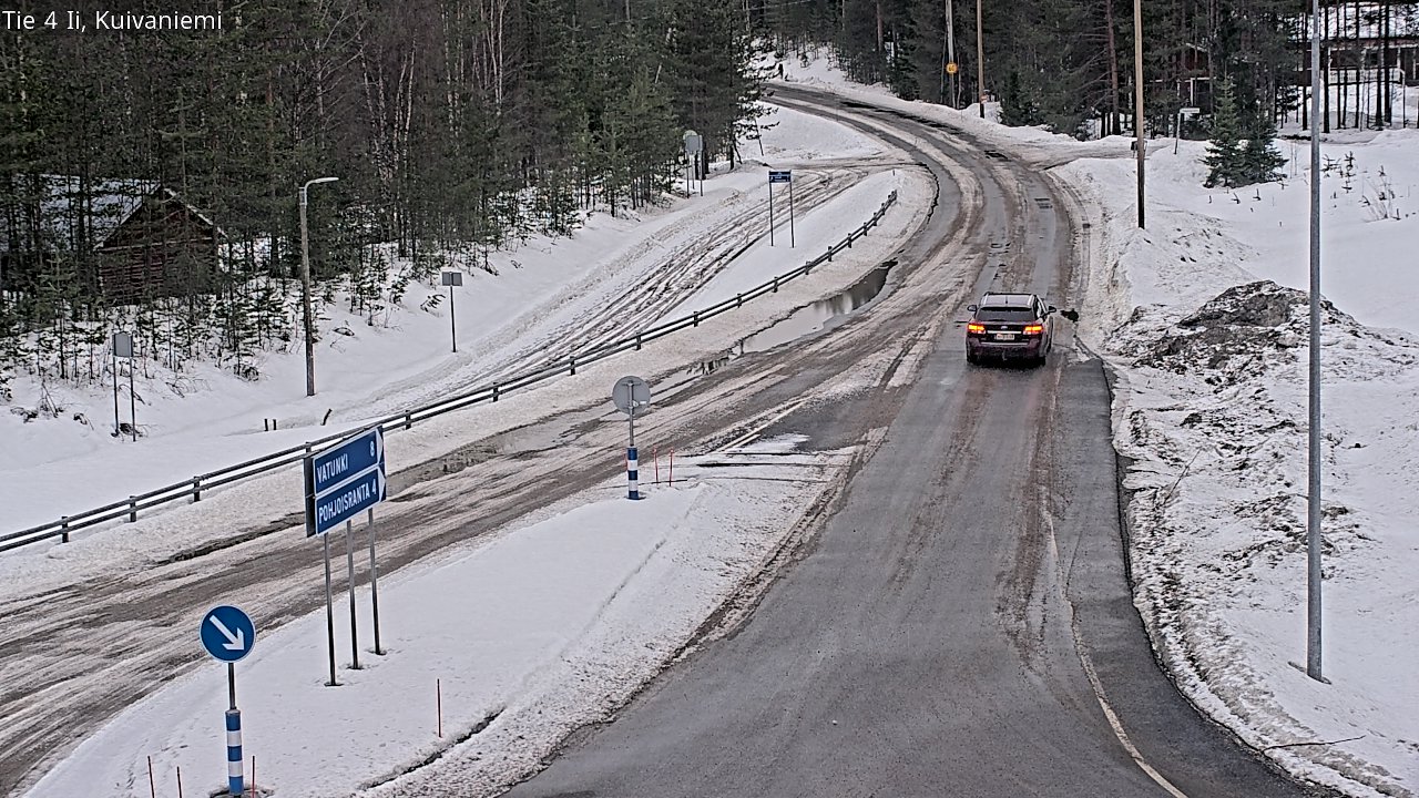 Weather Camera Image Väg 4 Ii, Kuivaniemi, Ii, Pohjois-Pohjanmaa