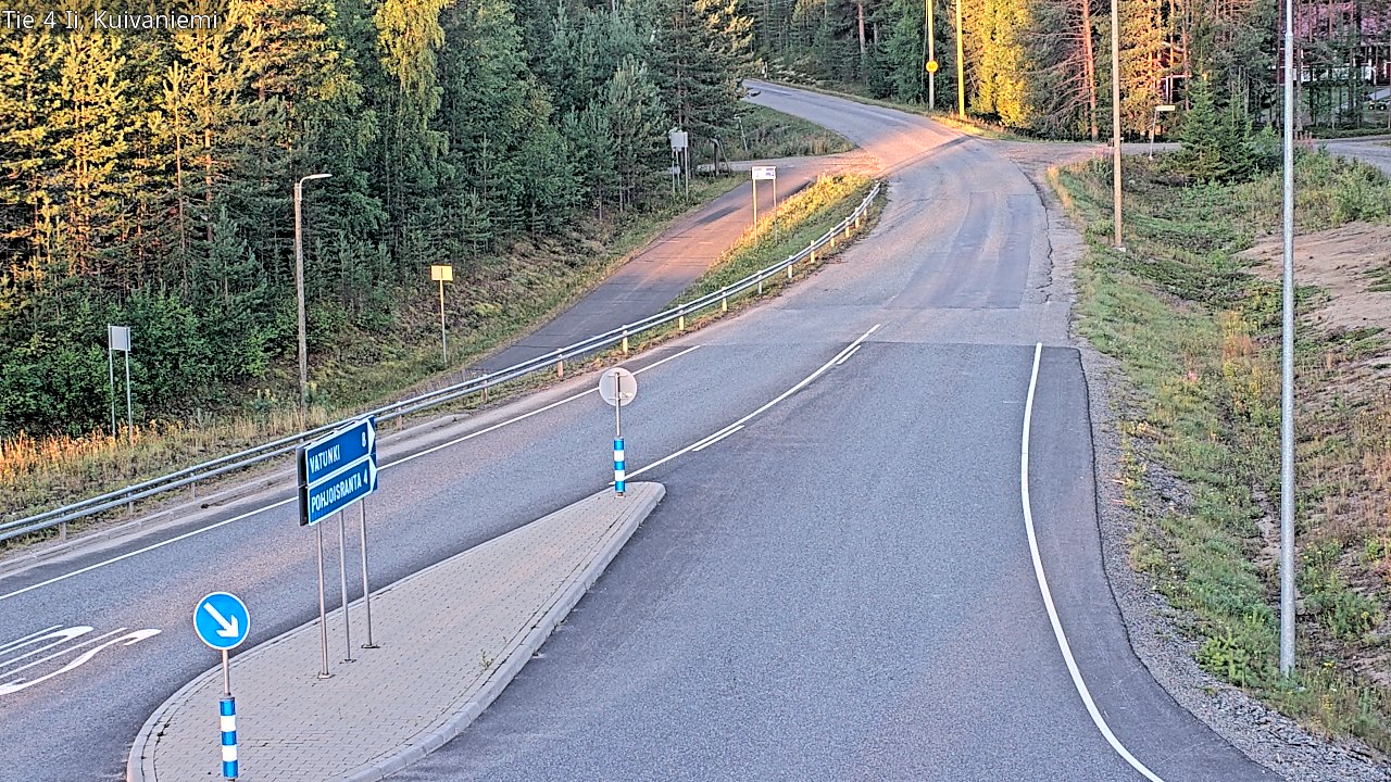 Weather Camera Image Väg 4 Ii, Kuivaniemi, Ii, Pohjois-Pohjanmaa