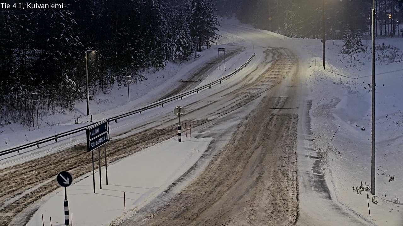 Weather Camera Image Väg 4 Ii, Kuivaniemi, Ii, Pohjois-Pohjanmaa