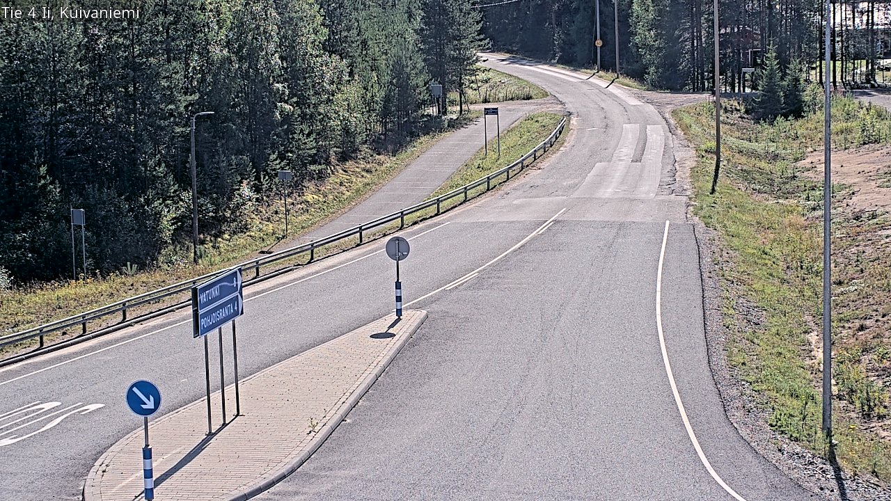Weather Camera Image Väg 4 Ii, Kuivaniemi, Ii, Pohjois-Pohjanmaa