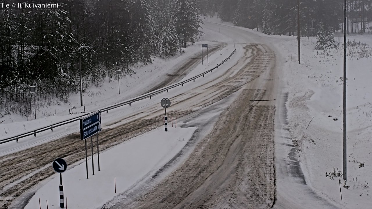 Weather Camera Image Väg 4 Ii, Kuivaniemi, Ii, Pohjois-Pohjanmaa