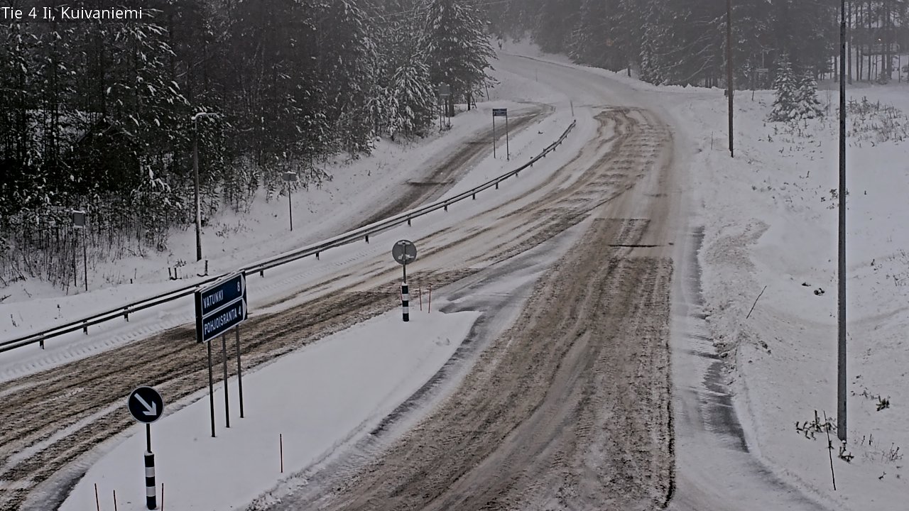 Weather Camera Image Väg 4 Ii, Kuivaniemi, Ii, Pohjois-Pohjanmaa