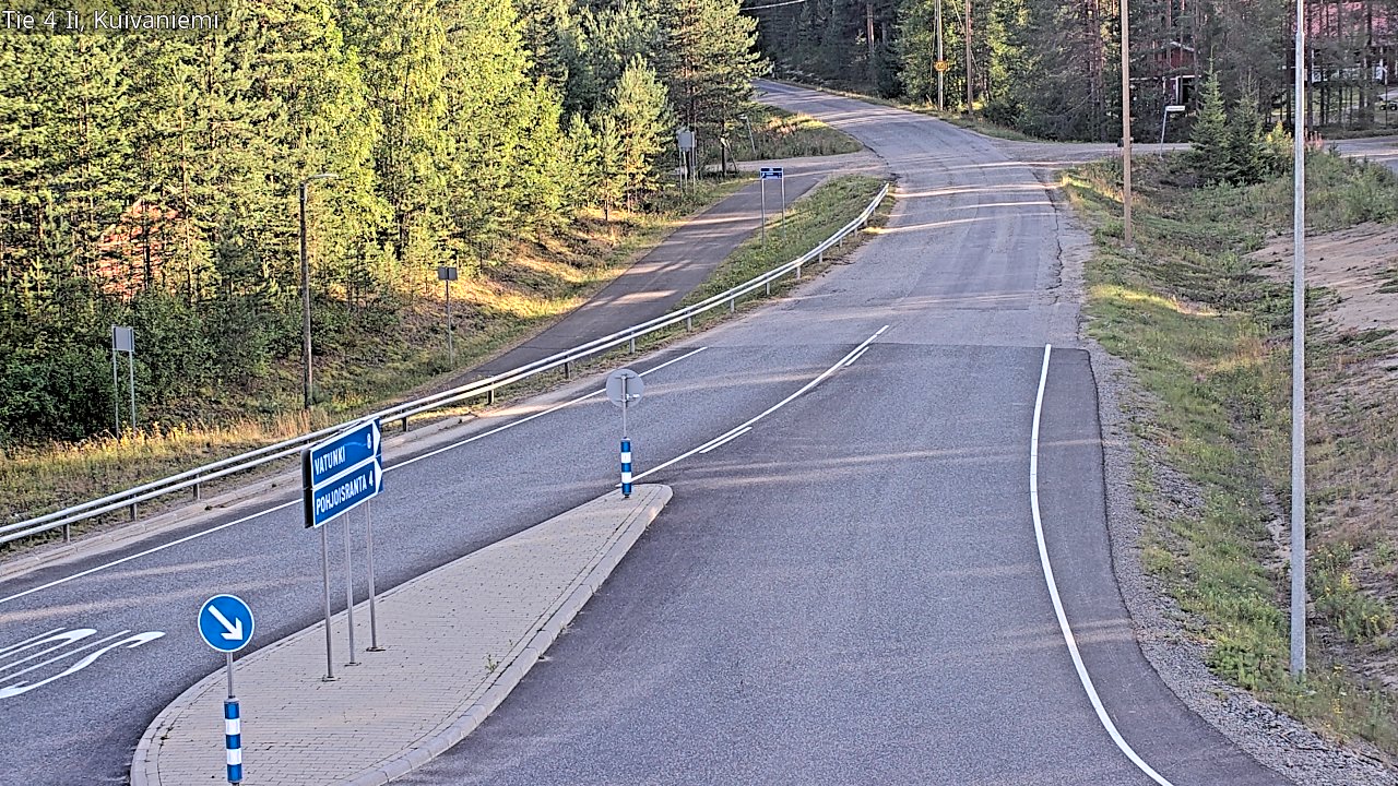 Weather Camera Image Väg 4 Ii, Kuivaniemi, Ii, Pohjois-Pohjanmaa