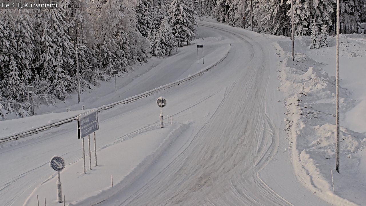 Weather Camera Image Väg 4 Ii, Kuivaniemi, Ii, Pohjois-Pohjanmaa