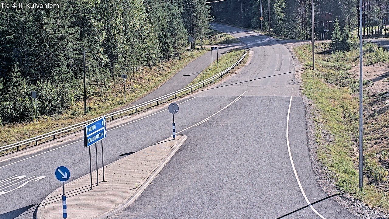 Weather Camera Image Väg 4 Ii, Kuivaniemi, Ii, Pohjois-Pohjanmaa