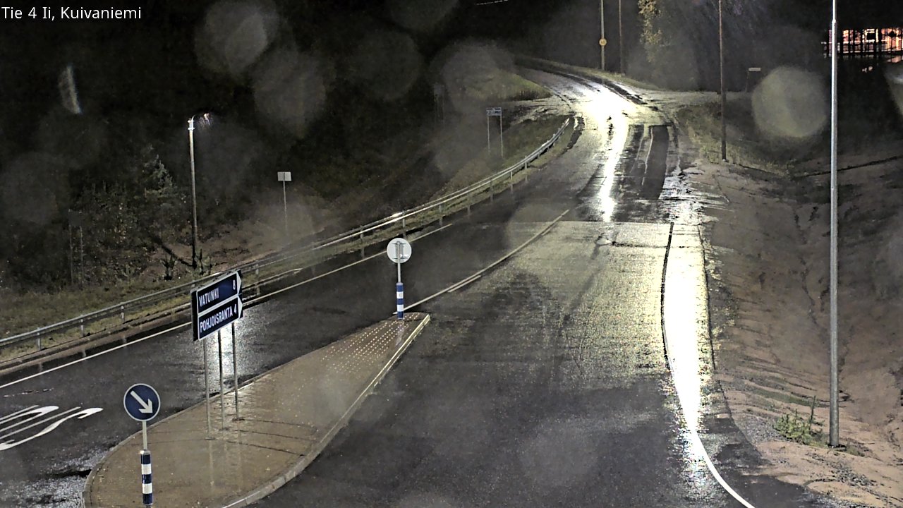 Weather Camera Image Road 4 Ii, Kuivaniemi, Ii, Pohjois-Pohjanmaa