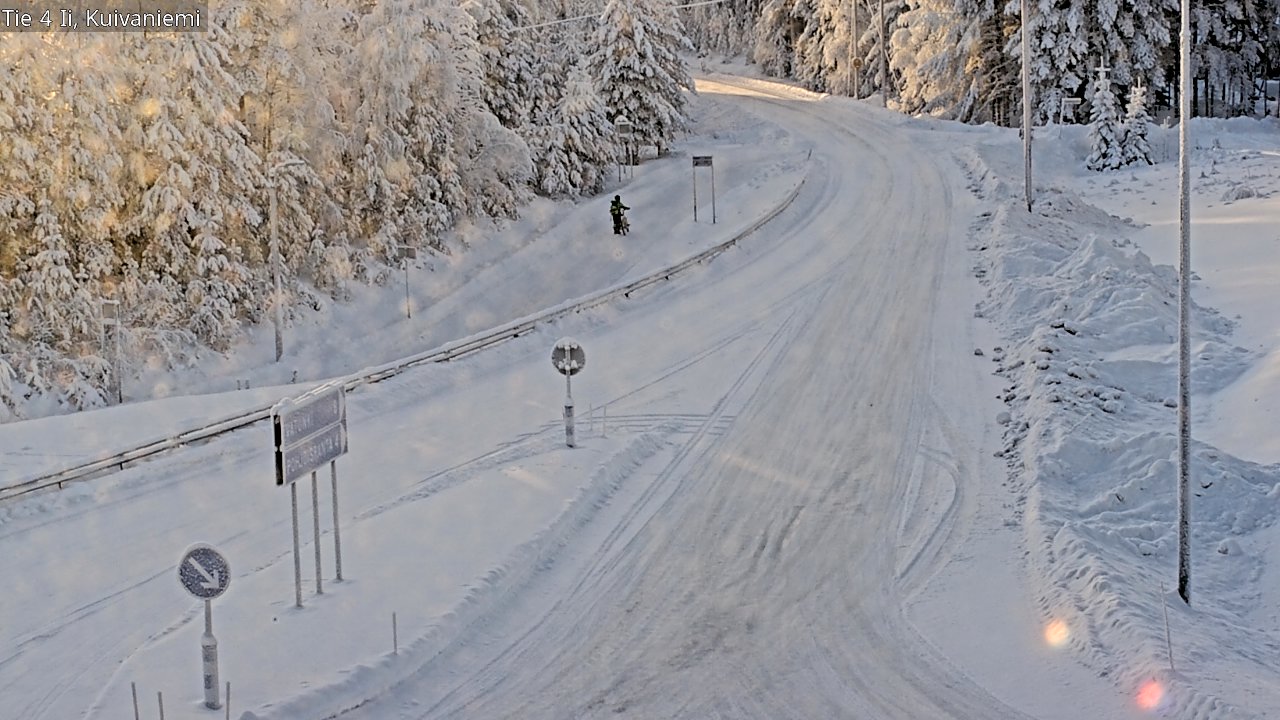 Weather Camera Image Väg 4 Ii, Kuivaniemi, Ii, Pohjois-Pohjanmaa