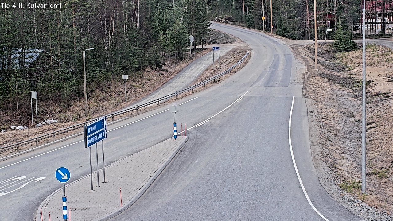 Weather Camera Image Road 4 Ii, Kuivaniemi, Ii, Pohjois-Pohjanmaa