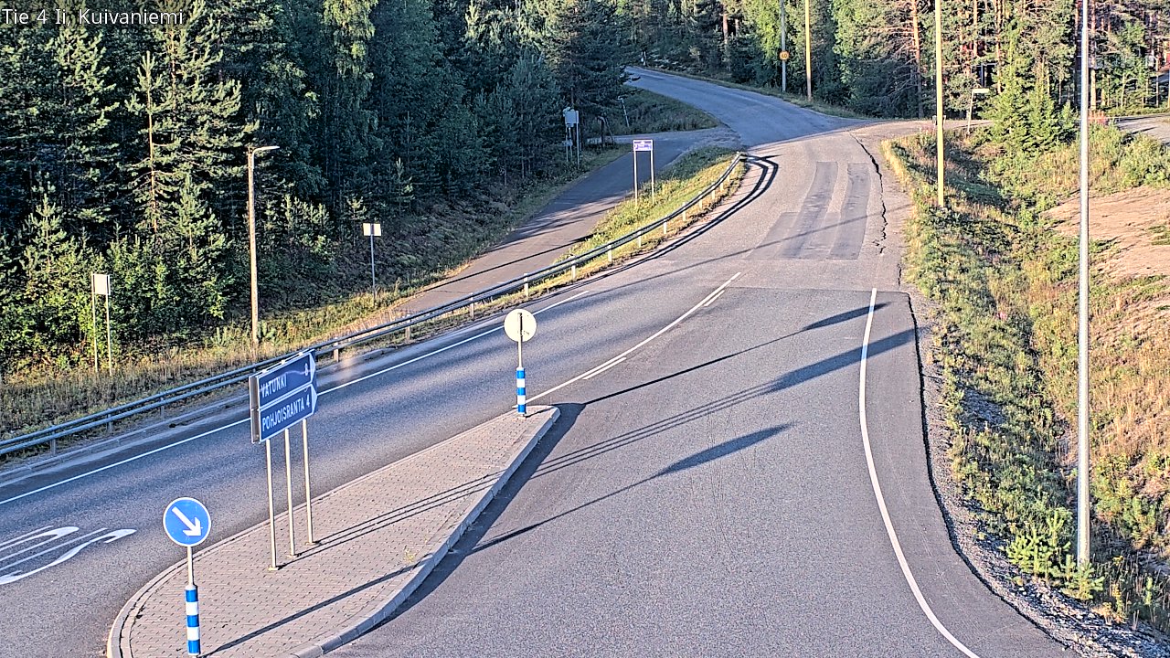 Weather Camera Image Väg 4 Ii, Kuivaniemi, Ii, Pohjois-Pohjanmaa