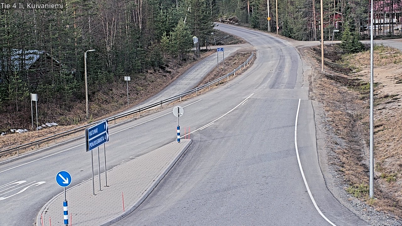 Weather Camera Image Road 4 Ii, Kuivaniemi, Ii, Pohjois-Pohjanmaa