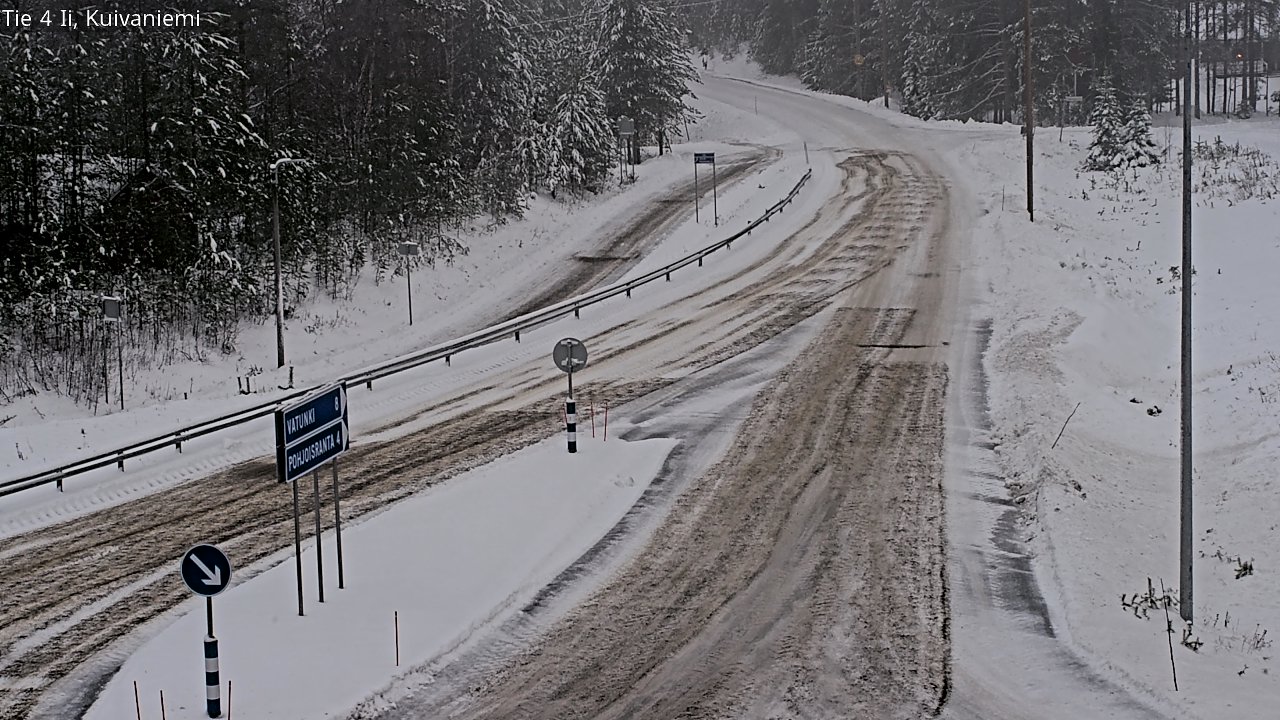 Weather Camera Image Väg 4 Ii, Kuivaniemi, Ii, Pohjois-Pohjanmaa
