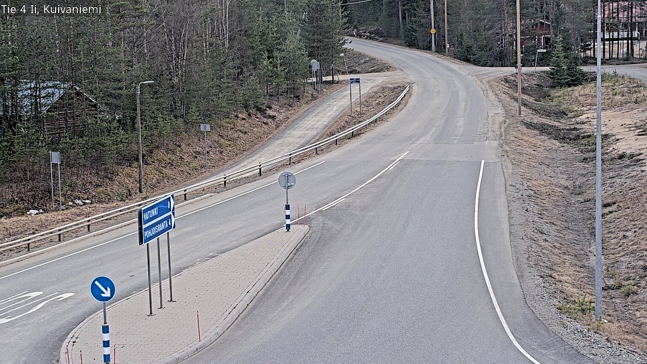 Weather Camera Image Road 4 Ii, Kuivaniemi, Ii, Pohjois-Pohjanmaa
